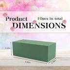 CCINEE Floral Foam Bricks,Florist Foam Green Wet Blocks Supplies for Flower Arrangement DIY Craft,Pack of 10