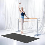 VEVOR Dance Floor, 6.6' x 3' Portable Yoga Mat with Organizer Bag, 1.5 mm Thick Workout Mats, Non-Slip Floor Mats for Practicing at Home, Studios, Stage