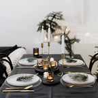 50 Pieces Silver Glitter Paper Place Mats Sparkle Round Disposable Table Mats Silver Sequin Doilies Decorative Placemats for Wedding Banquet Party Home Dining Tableware