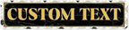 Custom Sign, Custom Street Sign, 11 Font Colors, 13 Font Styles, 4 Hole Options, 22 Sizes, 4x18 Inches, Rust Free DiBound, Fade Resistant, Made in USA by My Sign Center (Marble Tile)