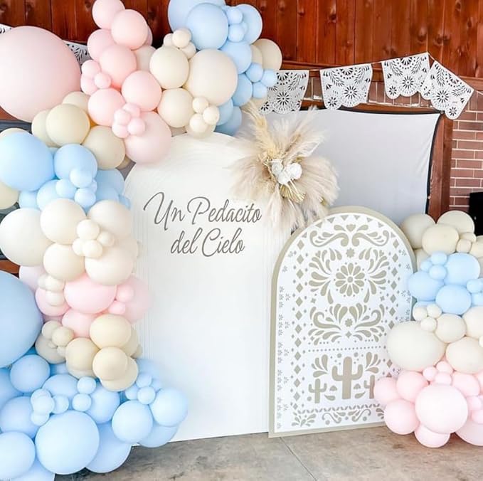 Mexico Theme Arch Stand Covers Fiesta Wedding Party Elastic Fabric Background Birthday Baptismx Baby Shower Decor Props (67x150cm(2.2x5ft),G-3742)