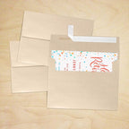 LUXPaper A7 Invitation Envelopes | Peel & Press | 5 1/4" x 7 1/4" | Taupe Metallic | 80lb. Text | 50 Qty