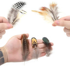 Ballinger 240pcs 12 Styled Natural Feathers Assorted Mixed Feathers for Jewelry and Dream Catcher Crafts Decoration