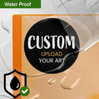 Custom Stickers for Weddings, Birthdays & Businesses - Personalized Labels with Your Logo - Waterproof, Fade and Heat Resistant - Pack of 100-1000 (Custom Text, Very Small 1 Inch)