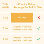 BRILLMAX 8 Pack Burgundy Tablecloths for 8 Foot Rectangle Tables 60 x 126 Inch - 8ft Rectangular Bulk Linen Polyester Fabric Washable Cloth Cover for Wedding Reception Banquet Birthday Party