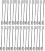 Coffee Spoon 500 PCS Disposable Tiny Coffee Tea Spoon White Plastic Stir Cocktail Sticks Mini Tea Stirrer