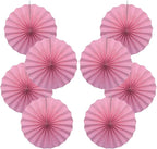 BARTHEW Pink Party Decorations, Pink Paper Decorations for Party, Baby Shower Decorations, Schoolgirl Style Classroom Decor, 12in, 30 Color DIY Set