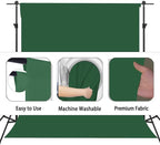 Dark Green Photography Backdrop for Photoshoot, Photo Backdrop Curtain, Perfect Dark Green Backdrops for Party Portrait Photoshoots Video Studio 10FTx10FT