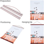Picture Frame, Wood, Magnetic, 10x1 inches, Mahogany