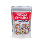 Rainbow Sprinkles for Cake Decorating - Metallic Gold Sprinkles Silver Star, Colorful Jimmies, Sugar Pearl, Cupcakes Topper, Ice Cream, Cookie Decorations for Christmas Birthday Party