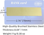 Stainless Steel Durability Gold Custom Name Tag With Pin or Magnet or Adhesive Tape,Metal Easy To Read Name Badge,Personalized Engraved Nametag for Cops, Nurses, Doctors,Employee,Workers (Gold)