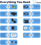 Vilros Raspberry Pi 5 Passive & Active Cooling Max Starter Kit (16GB RAM)