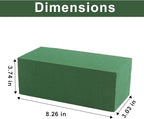 FOIMAS 5pcs Floral Foam Bricks,Green Florist Block for Fresh Artificial Flower Arrangement Craft Supply Wedding