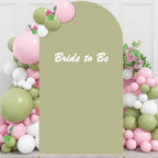 Sage Green Arch Cover 7.2 ft Arch-Backdrop-Cover Wedding Arched Stand Covers Spandex Arch Covers Stretchy Backdrop for Half Round Frame Green Back Drop Cover for Baby Shower Party Decorations