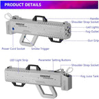 Smoke Gun for Party, 1500W Handheld Fog Machine Cannon with Color - Changing Lights, Perfect for Spooky Halloween, Stage Shows and Club Night