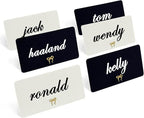 26Pcs Decorative Bow Place Card Holders Bulk Gold Name Card Stands Set Photo Holders for Wedding Birthday Party,Table Place Cards, Food Signs，Name Tag
