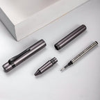 Hongdian M2 Black Forest Mini Rollerball Pen, Fine Point 0.5mm, Sleek Aluminium Pocket Pen with Black Ink Refill, Ideal for Travel & Signature (Midnight Blue)