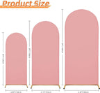 Wedding Arch Cover 4FT 5FT 6FT Arch Backdrop Cover Spandex Fitted Arch Cover for Round Top Chiara Backdrop Stand Covers for Wedding Birthday Party Baby Shower Banquet Ceremony Decoration
