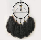 Happy Feather 16-18 inch Black Ostrich Feathers Craft for Wedding Party Centerpieces Home Decoration DIY Craft Pack of 10