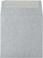 LUXPaper Square Invitation Envelopes | Peel & Press | 3 1/4" x 3 1/4" | Silver Metallic | 80lb. Text | 50 Qty