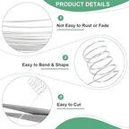 0.6 mm/22 Gauge Copper Wire for Jewelry Making, 13.1FT Copper Beading Craft Wire for Jewelry/Weaving/DIY Crafting/Planting, Color-Retaining [4M, Bright Silver]