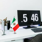 Mexico Flag Mexican Flags, Small Mini Mexican Desk Flag, Used for Table Office Classroom Home Patriotic Events Decorations