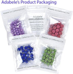 100pcs Adabele Grade A Suncatcher Crystal Rhinestone Pave Loose Beads 8mm Clear White Polymer Clay Disco Ball Spacers Compatible with Shamballa All Craft Jewelry Making DB8-1