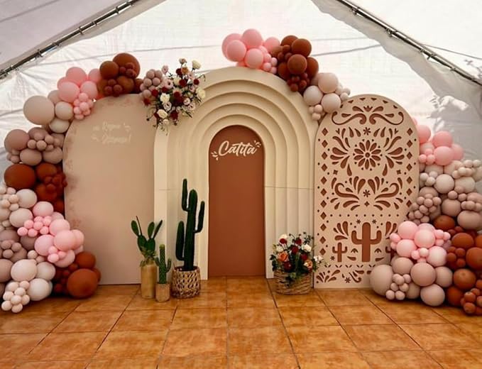 Mexico Theme Arch Stand Covers Fiesta Wedding Party Elastic Fabric Background Birthday Baptismx Baby Shower Decor Props (Customized,G-3741)