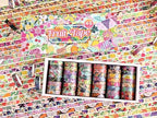 48 Rolls Fruit Theme Washi Tape Set, Writable Decorative Tapes for Scrapbooking, Bible Journaling, Bullet Journaling, 0.39"x79" per Roll