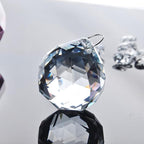 10pcs Crystal Ball Prism Sun Catcher Rainbow Maker Pendants 40mm Decorative Ball Paperweight for Table Decor, Wedding Party Centerpieces