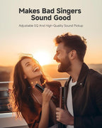 Ikarao Smart Karaoke Machine for Adults - with Lyrics Display, 32GB Karaoke Tablet, 2 Wireless Mics, Professional Karaoke System, 300W Peak Power, 4 DJ Lights, Karaoke Speaker for Any Occasion