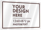 Custom Outdoor Metal Sign - Personalized Aluminum Signs for Office, Home, Business, Decor, Custom Road Signs, Rust-Proof, Brown Text Box, 12x8 Inches