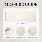 Artoid Mode 6PCS Pearl Beige Gauze Table Runner 120 Inch 10FT, Seasonal Sheer Dining Holiday Wedding Birthday Baby Shower Table Decor for Home Party