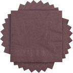 JAM PAPER Small Beverage Napkins - 5 x 5 - Burgundy - 50/Pack