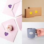 Custom Stickers Personalized Labels - Customized Stickers with Any Design Image Logo Text,Custom Thank You Label Stickers,Custom Stickers for Business Logo,100 Labels (Circle,3"x3")