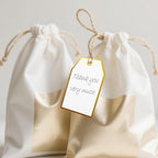 100Pcs Gold Gift Tags with String Attached Foil Gold Frame Large White Paper Gift Tags Presents with 65 Ft Jute Twine for Christmas Holiday Baby Shower Wedding Birthday Gift Wrap Tags