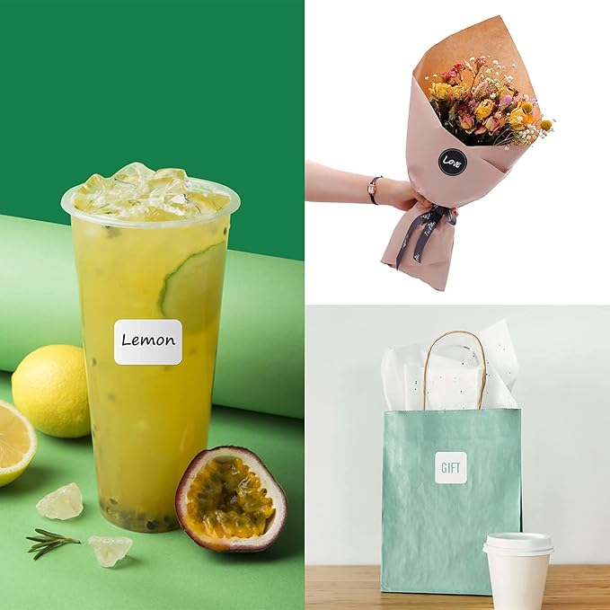 Custom Stickers Personalized Labels - Customized Stickers with Any Design Image Logo Text,Custom Thank You Label Stickers,Custom Stickers for Business Logo,100 Labels (Rectangle,4"x2")