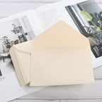 30 Pieces A6 Envelopes with 30 Seal Stickers, 6.32 x 4.45 inch Envelopes for 4 x 6 Wedding Invitation Cards, Greeting Cards, Graduation, Birthday Party Invitations, Yellow.