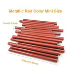 VARACL Hot Melt Glue Sealing Sticks for Letter Seal Stamp - Great for Wedding Invitations, Cards Envelopes, Snail Mails, Postcards, Greeting Cards, Gift Ideas, 7 x 100 mm, 20PCS (Red)