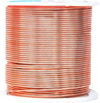 Mandala Crafts 18 Gauge Anodized Aluminum Craft Wire for Jewelry Making - 450 FT Colored Flexible Silver Copper Black Pink Ice Blue Red Wire - Bendable for Bonsai Armature Crafting Sculpting