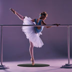 Portable Dance Floor Smooth Ballet Floor Vinyl Dance Mat for Home Stage Studios Kids Adults Practice Improve