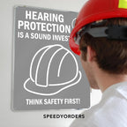 Custom Metal Signs, Personalized Aluminum, Customized Safety, Business Signs, Waterproof Outdoor, White Aluminum (Gray, 18x12 In)
