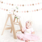 Rose-Gold Pink-White Birthday Party-Decorations Streamers - 52Ft Baby Bridal Shower Hanging Paper Garland Banner,Bachelorette Wedding Engagement Christmas Supplies Backdrop Graduation Decor Hugtmr