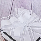 WEWILUCK White Gift Bow, Big White Pull Bows for Gift Wrapping, Wedding, Christmas, Valentine's Day, Presents, Flower Basket Decor(6 inches, 15PCS)