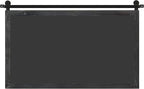 COGOOD Farmhouse Bathroom Mirror - 49 x 30 Rustic Wood Framed Wall Barn Door Mirror for Entryway, Living Room, Entryway Wall Decor (Black)