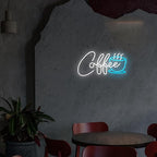 Coffee Neon Sign Led Wall Art Decor Coffee Bar Sign Light Up for Cafe Station Home Room USB Powered 16.5"x8.6"