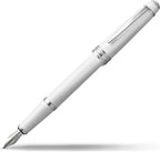 Cross Bailey Light Refillable Fountain Presented in a Everyday Gift Box - Medium Point, Black Ink, Polished White