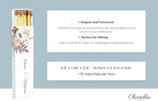 10 Boxes - Customized Matchboxes Colorful Tips (Wedding Design #5, 4" Matchboxes) (4" Matchsticks, Wedding Design #4)