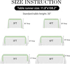 20 Pack Sage Green Satin Table Runner 12x108 Inches Long, Bright Silky Smooth Satin Table Runner Table Decor for Wedding Banquet Christmas Prom Event Birthday Party