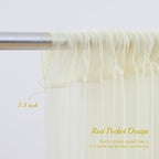 PARTISKY 20ft X 10ft Ivory Tulle Backdrop Curtain for Parites, Sheer Backdrop Curtains Fabric Drapes for Wedding Ceremony Arch Party Stage Decorations